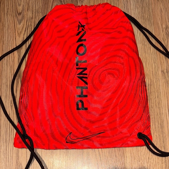 Nike Phantom Red and Black Drawstring Backpack - Picture 2 of 6